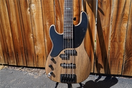 Schecter DIAMOND SERIES Model-T 5 Exotic Natural Satin Left Handed 5-String Electric Bass Guitar 2023