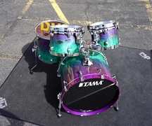 Tama Starclassic WBS42MSNMF Walnut/Birch 4-piece Shell Pack - Nebula Mappa Burl Fade 