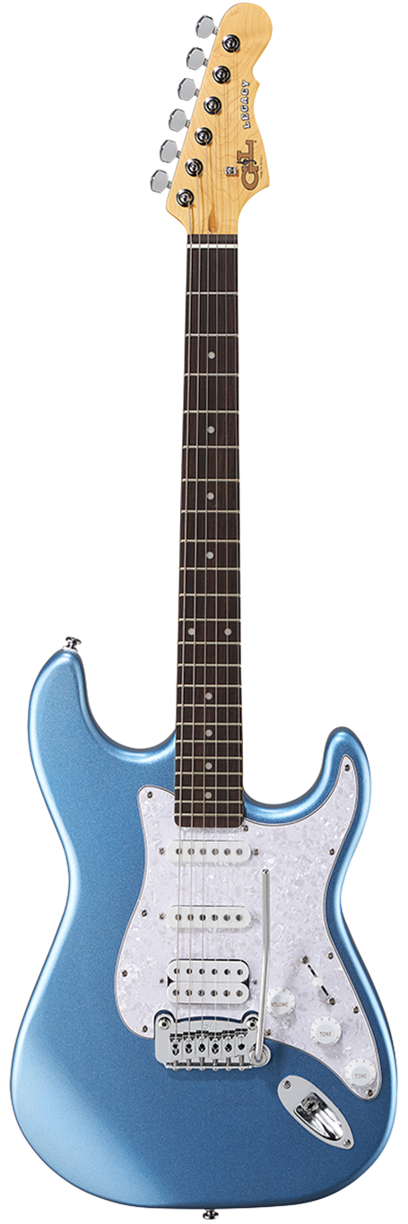 G&L TRIBUTE SERIES Legacy HSS Lake Placid Blue 6-String Electric Guitar