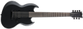 LTD Viper-7 Black Metal Black Satin 7-String Electric Guitar  