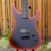 	LTD M-7HT Baritone Black Metal Black Red Burst Satin 7-String Electric Guitar 2026