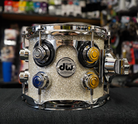DW USA Collectors Series 8" Pure Maple 333 Tom - Broken Glass Finish Ply | 7x8"