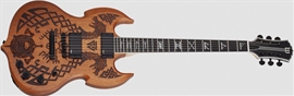 Wylde Audio Barbarian Carveworks Natural Satin 6-String Electric Guitar 2025