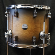 PDP Concept Maple Series 14" Floor Tom w/ Legs - Satin Charcoal Burst | 12x14"