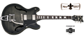 Schecter    DIAMOND SERIES  Corsair Custom Charcoal Burst Pearl  6-String Electric Guitar 