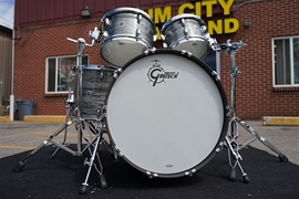 Gretsch USA Brooklyn Series Gray Oyster Wrap 4pc Maple/Poplar Shell Pack | 22/16/12/10