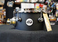 DW Design Series 10" Pure Maple Shell Tom - Black Satin Finish | 5x10"