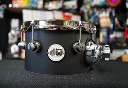 DW Design Series 8" Pure Maple Shell Tom - Black Satin Finish | 5x8"