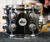 DW USA Collectors Series 8" SSC Pure Maple Tom - Gloss Black FP | 7x8"