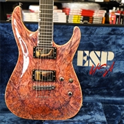 ESP USA Limited Edition Horizon-II Burl Maple Pink Carmine 8/12 made 6-String Electric Guitar 2026