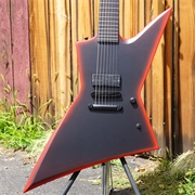 LTD EXL-7 Baritone Black Metal Black Red Burst Satin 7-String Electric Guitar 2026
