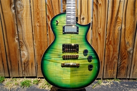 ESP USA Eclipse Dark Lime Sunburst  6-String Electric Guitar 2023