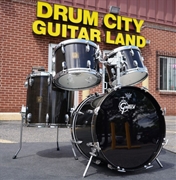 Vintage 1999 Gretsch USA Custom 4pc Maple Shell Pack - Ebony Stain Lacquer | 12, 13, 16, 20"