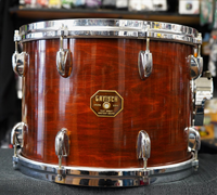 USED - Vintage 1970s Gretsch USA Custom Series 14" Maple Tom - Mahogany Stain Lacquer | 10x14"