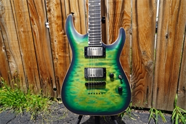 ESP USA Horizon-II Dark Lime Sunburst Satin  6-String Electric Guitar 2023