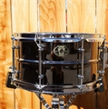 Ludwig Black Magic Brass Shell Snare Drum w/ Chrome Triple-Flange Hoops & Tube Lugs | 7" x 13"