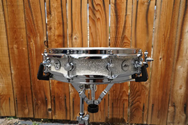 DW USA Collectors Series | 3.1 x 14" Pi Snare Drum | Broken Glass w/ Chrome Hardware
