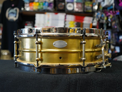 Leedy & Strupe USA 1930's Vintage Transient 5x14" Brass Snare Drum 