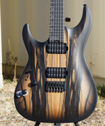 Schecter DIAMOND SERIES C-1 Pale Moon Natural Satin with Black Burst Left Handed 6-String Electric Guitar 2026