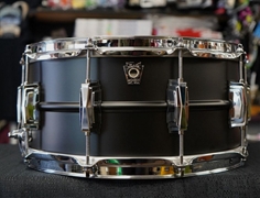 Ludwig USA LB4271 Black Beauty 6.5x14" Snare Drum - Flat Black Finish