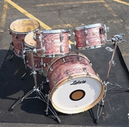 Ludwig USA Classic Maple Series Vintage Pink Oyster Wrap -5pc Classic Maple Shell Pack | 12", 13", 14", 16", 22"