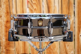 Ludwig USA 5x14'' Supra -phonic Black Beauty #LB-416 Seamless Brass Shell Snare Drum 