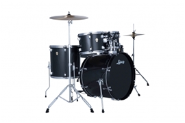 Ludwig Accent Drive 5-piece Complete Drum Set  22" Bass Drum w/ Hardware & Cymbals - Moon Dust