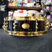 USED - 1995 Noble & Cooley 10th Anniversary 4x14" Maple Snare Drum (#27 out of 100) - Piano Black Lacquer