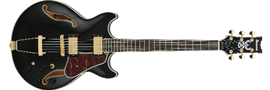 IBANEZ AMH90 Black 6-String Electric Guitar  