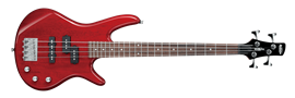 Ibanez MIKRO GSRM20 Transparent Red 28.6 Inch Short Scale 4-String Electric Bass Guitar