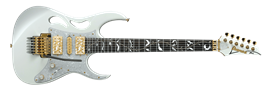 IBANEZ Signature Steve Vai PIA3761SLW Stallion White 6-String Electric Guitar  