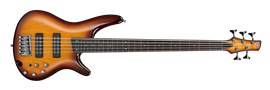 	Ibanez SR375 BBT Brown Burst  Fretless 5-String Electric Bass Guitar