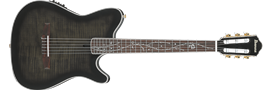 IBANEZ TOD20FMN Tim Henson Signature Nylon Acoustic-Electric Guitar - Black Burst Fade Low Gloss
