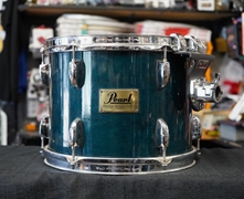 USED - Pearl Prestige Session Series 12" Maple/Mahogany Tom - Teal Blue Lacquer | 9x12"