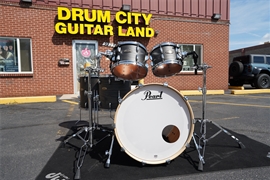 Pearl Session Studio Select Series - Ebony Satin Oil - 5pc Birch/Mahogany/Ash Shell Pack