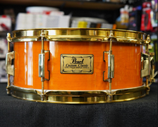 USED - Vintage Pearl/Japan Custom Classic 5x14" One Piece Maple Snare Drum - Honey Natural Lacquer