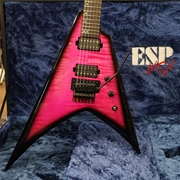 ESP USA V-II FR Bright Pink Black Burst 6-String Electric Guitar 2026