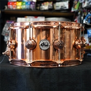 DW USA Collectors Series 6.5x14" 3mm Seamless Copper Snare Drum w/ Copper Hardware 