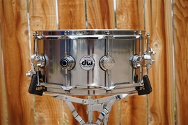 USED - DW USA Collectors Series | Nickel Plated Steel Shell | Nickel Hardware | 6.5x14" Snare Drum