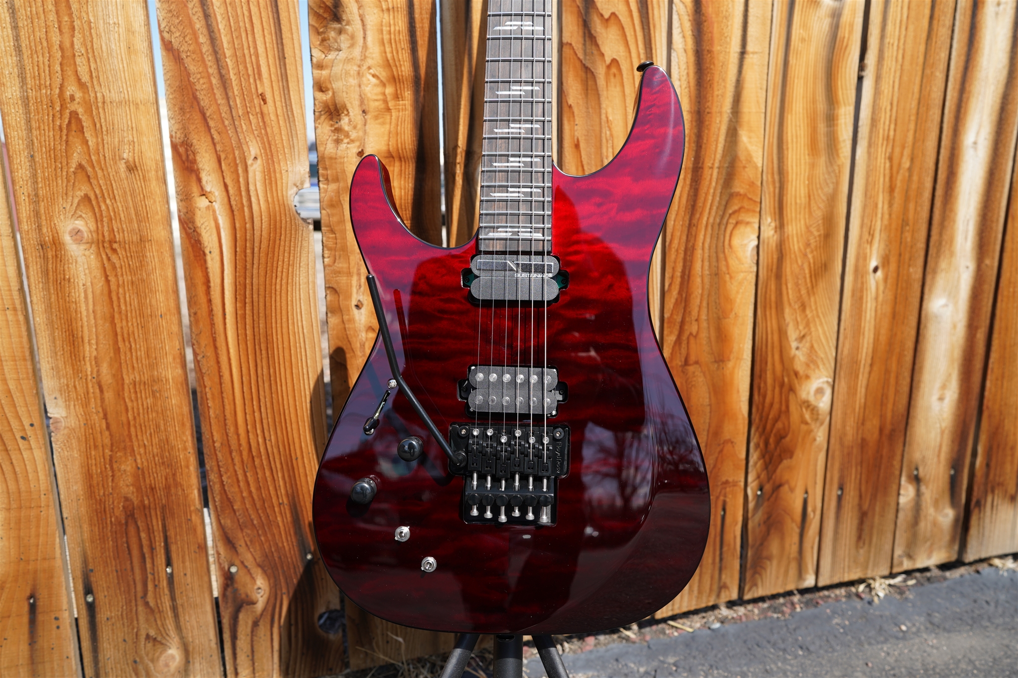 Schecter DIAMOND SERIES Reaper-6 FR/S Elite Blood Burst Left Handed  6-String Electric Guitar 2023