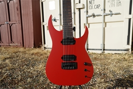 Schecter USA CUSTOM SHOP Keith Merrow KM-7 Stage  Red Satin 7-String Electric Guitar 2024