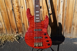 Sadowsky MasterBuilt 2023 LTD-5  J/J Majestic Red Transparent 4/35 5-String Electric Bass Guitar 2023