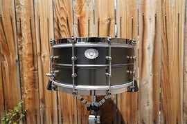 Ludwig Limited Edition #LB-417ST Satin Deluxe Black Beauty 6.5 x 14" Snare Drum (1 of 140 Made Worldwide)