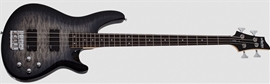 Schecter DIAMOND SERIES C-4 Plus Charcoal Burst   Left Handed 4-String Electric Bass Guitar 