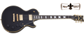 Schecter    DIAMOND SERIES  Solo-II Custom Aged Black Satin  6-String Electric Guitar   