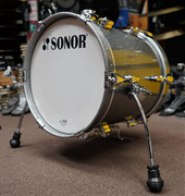 Sonor AQ2 Series 14" Maple Bass Drum w/ Lift System & Spurs - Titanium Quartz Lacquer | 14x13"