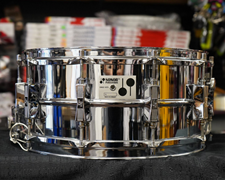 USED - Vintage 1980s Sonor D-506 Ferromanganese Steel 6.5x14" Snare Drum