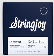 Stringjoy Signatures | Balanced Light Gauge (10-48) Nickel Wound Electric Guitar Strings