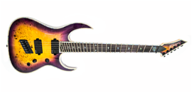 B.C. Rich Shredzilla  Prophecy Archtop Fanned Fret Purple Haze  6-String Electric Guitar  