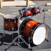 DW Design Series 4pc Maple Shell Pack - Tobacco Burst Lacquer